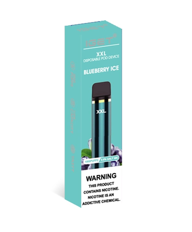 Blueberry Ice 1800 Puffs Disposable IGET XXL - Image 2