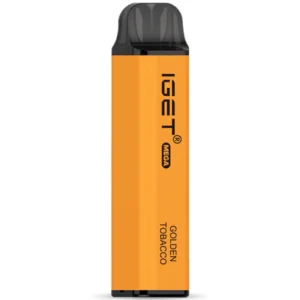 Golden Tobacco 3500 Puffs Disposable Vape IGET Mega