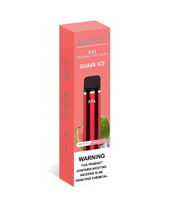 Guava Ice 1800 Puffs Disposable IGET XXL - Image 2