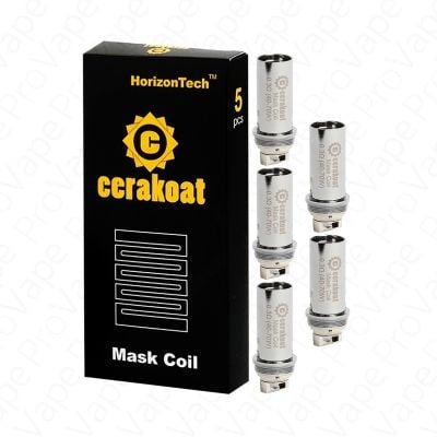 HorizonTech C Cerakoat Mask SS316L Wire 0.3ohm Coils 5PCS
