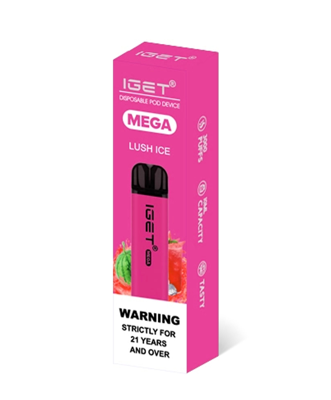 Lush Ice 3500 Puffs Disposable Vape IGET Mega - Image 2