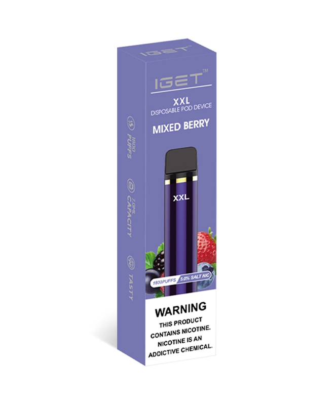 Mixed Berry 1800 Puffs Disposable IGET XXL - Image 2